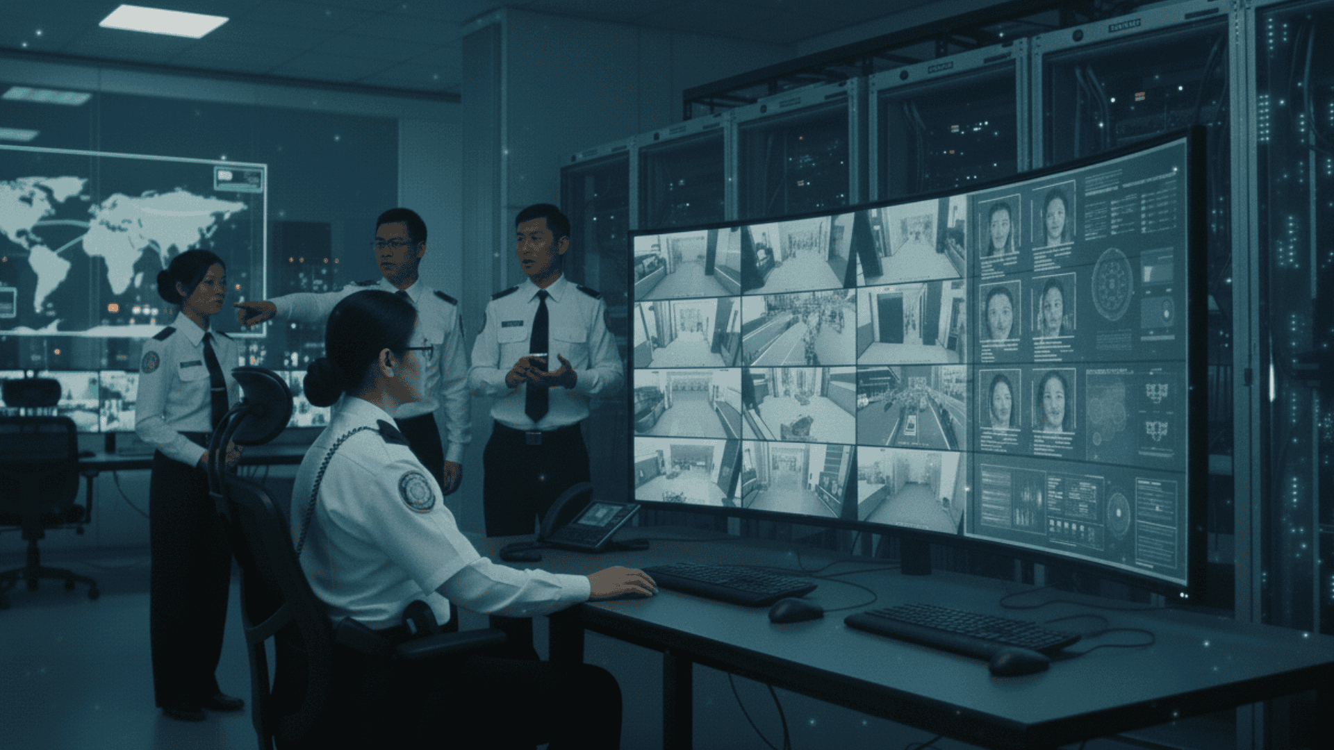 CCTV 관제시스템 AI영상분석 출입통제시스템 시설보안 시설보안시스템
