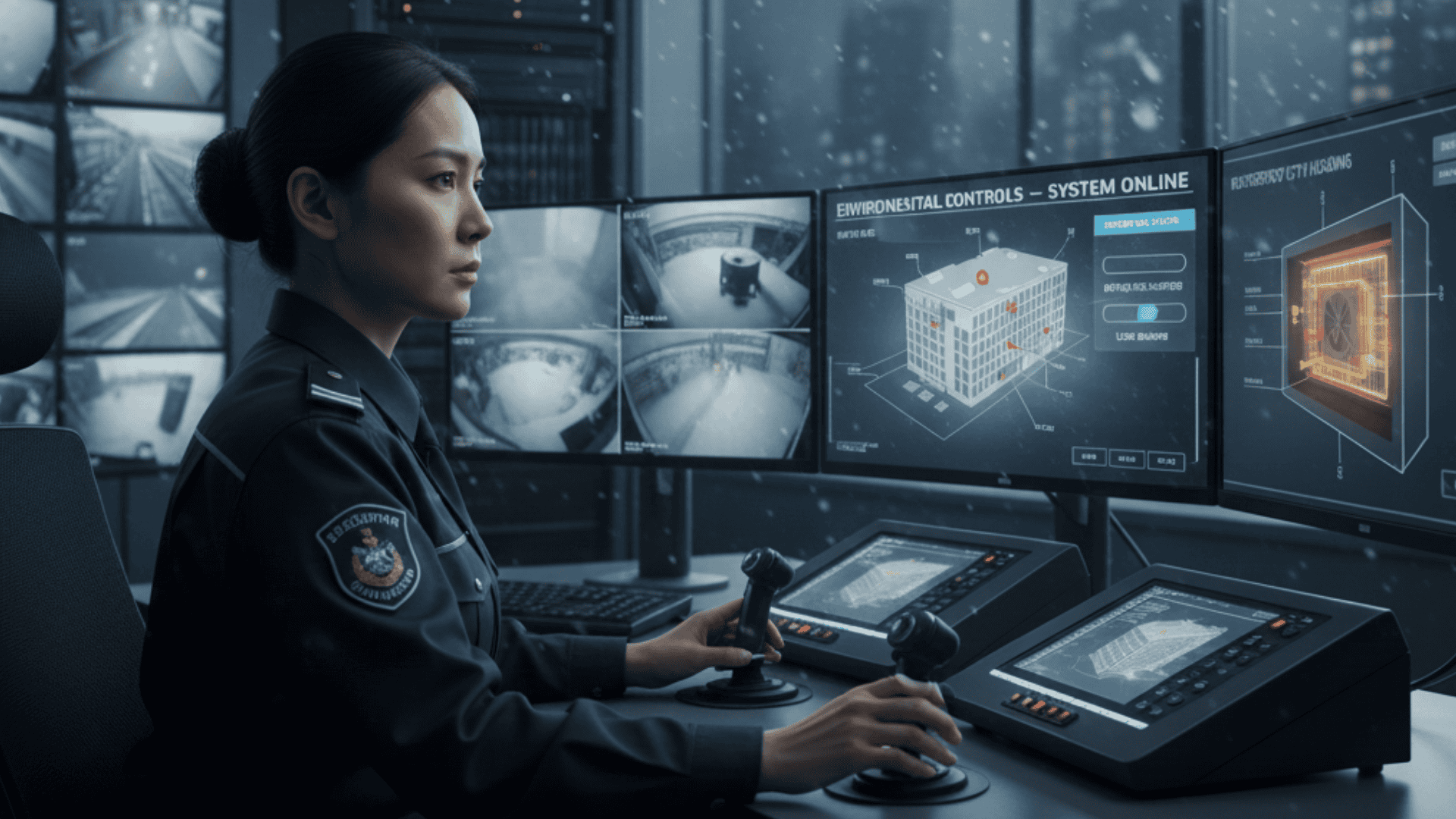 겨울철CCTV운영 CCTV AI관제시스템 시설보안 시설보안업체