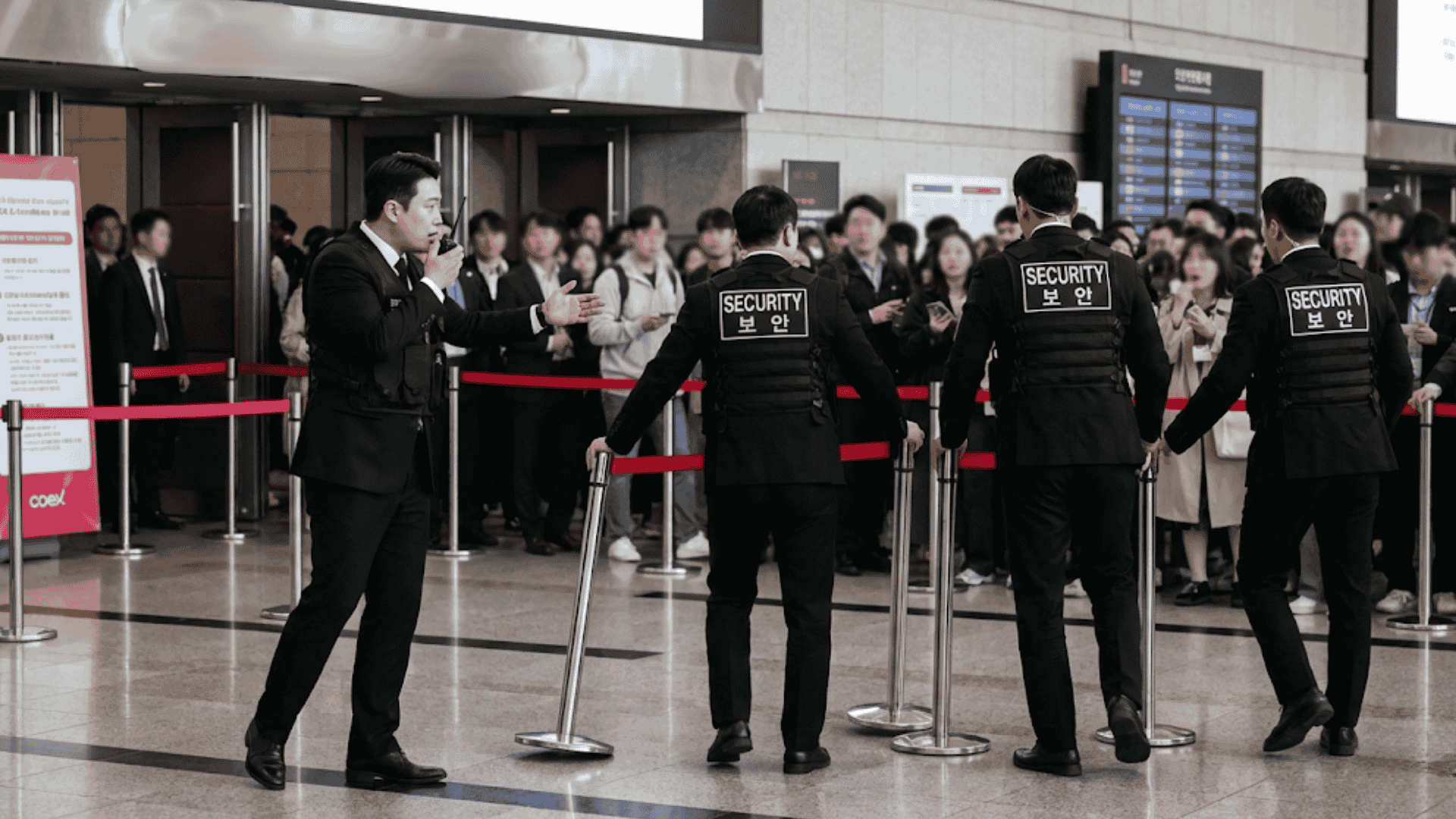 행사경호 동선 운영 VIP경호 기업인경호 연예인경호 경호동선운영